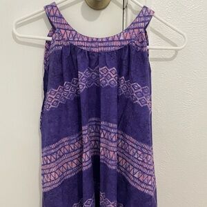 Tie Dye Boho Beach Cover Up Dress